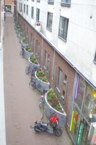 Plantenbakken in de rosse buurt